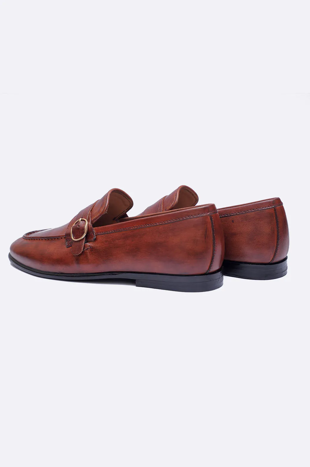 1809 MST Brown Patina Moccasin