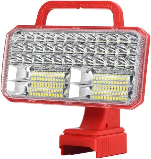 4200LM Cordless Flashlight Compatible with Craftsman V20 Li-ion Battery, 40W LED Work Light with 5V/2.1A USB Port &Type C Port 120° Pivoting Head Floodlight Spotlight(Tool Only)