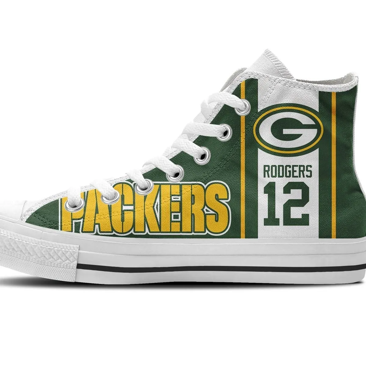 aaron rodgers mens high top sneakers high top