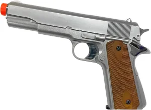 Airsoft Gas Powered Pistol 1911 Non-Blowback Full Size 300 FPS 14 Rounds Mag   Free 1000 Bio BBS