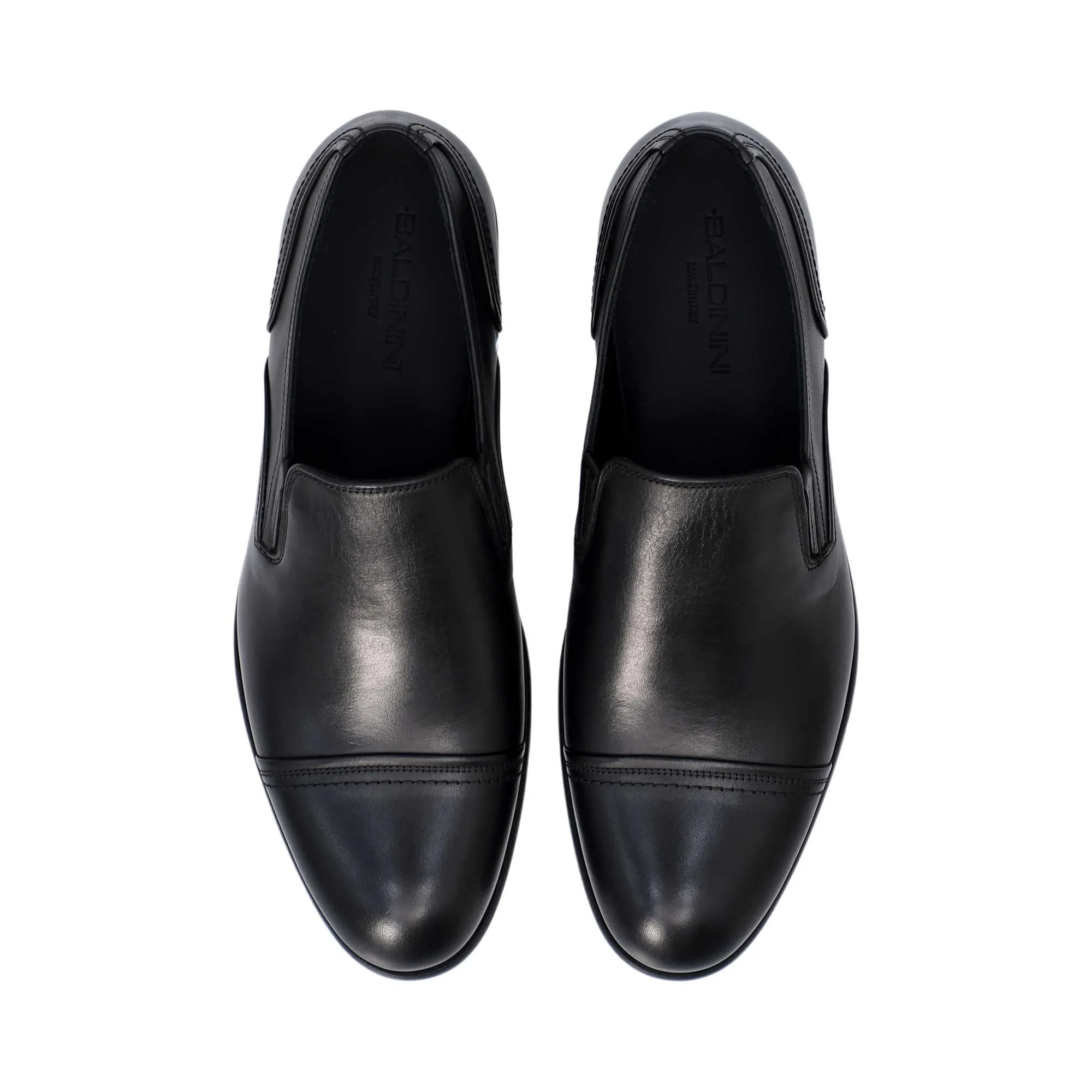 Baldinini Men's Leather Black Loafer