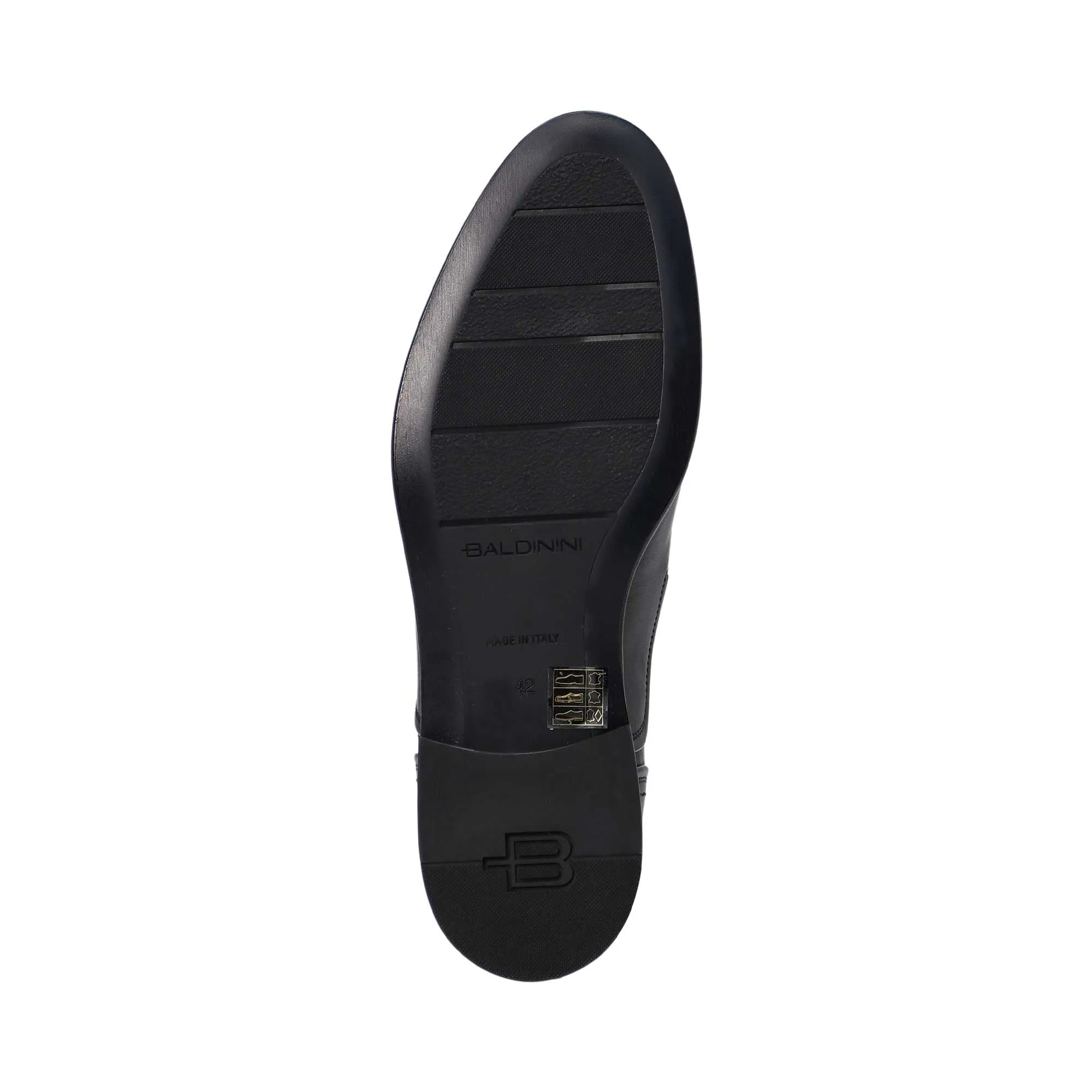 Baldinini Men's Leather Black Loafer