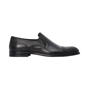 Baldinini Men's Leather Black Loafer