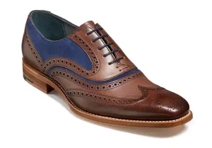 Barker McClean - Ebony Hand Painted/Navy Suede