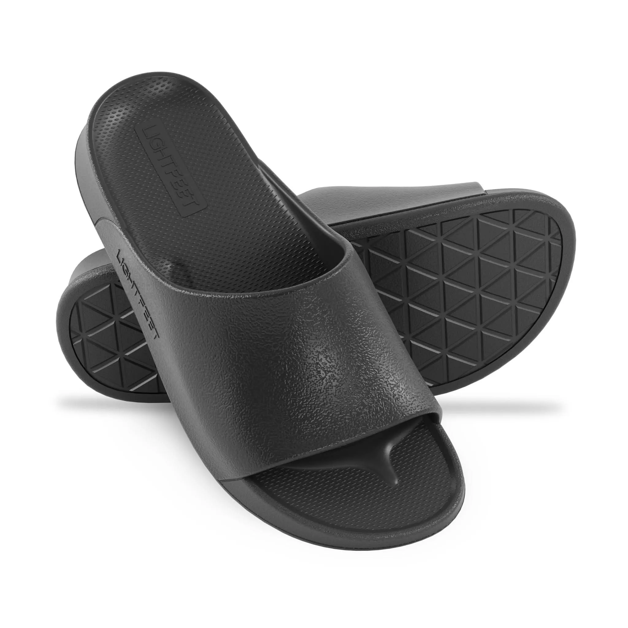 Black - Single Strap Slides