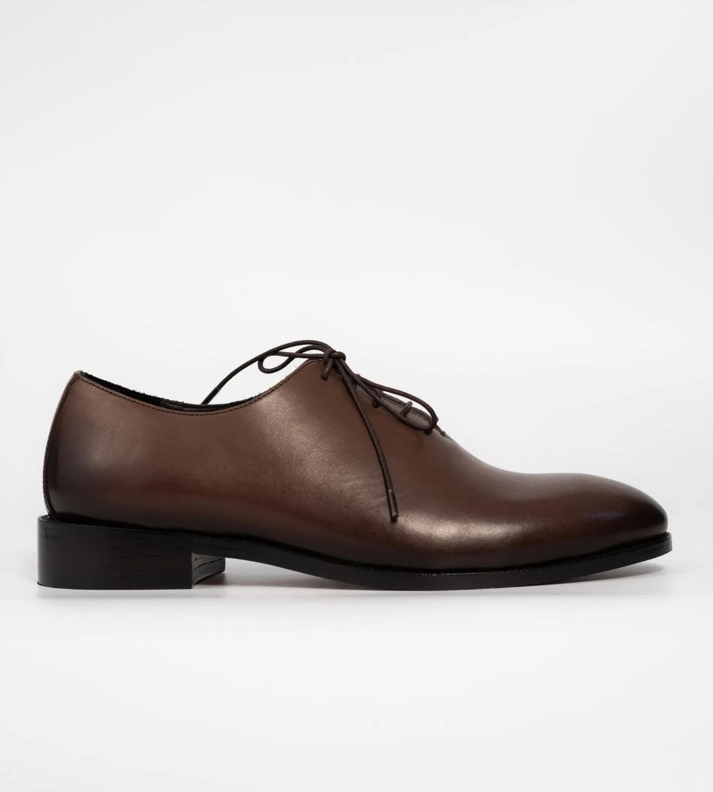 Blake Stitched Brown Full Grain Wholecut Oxfords
