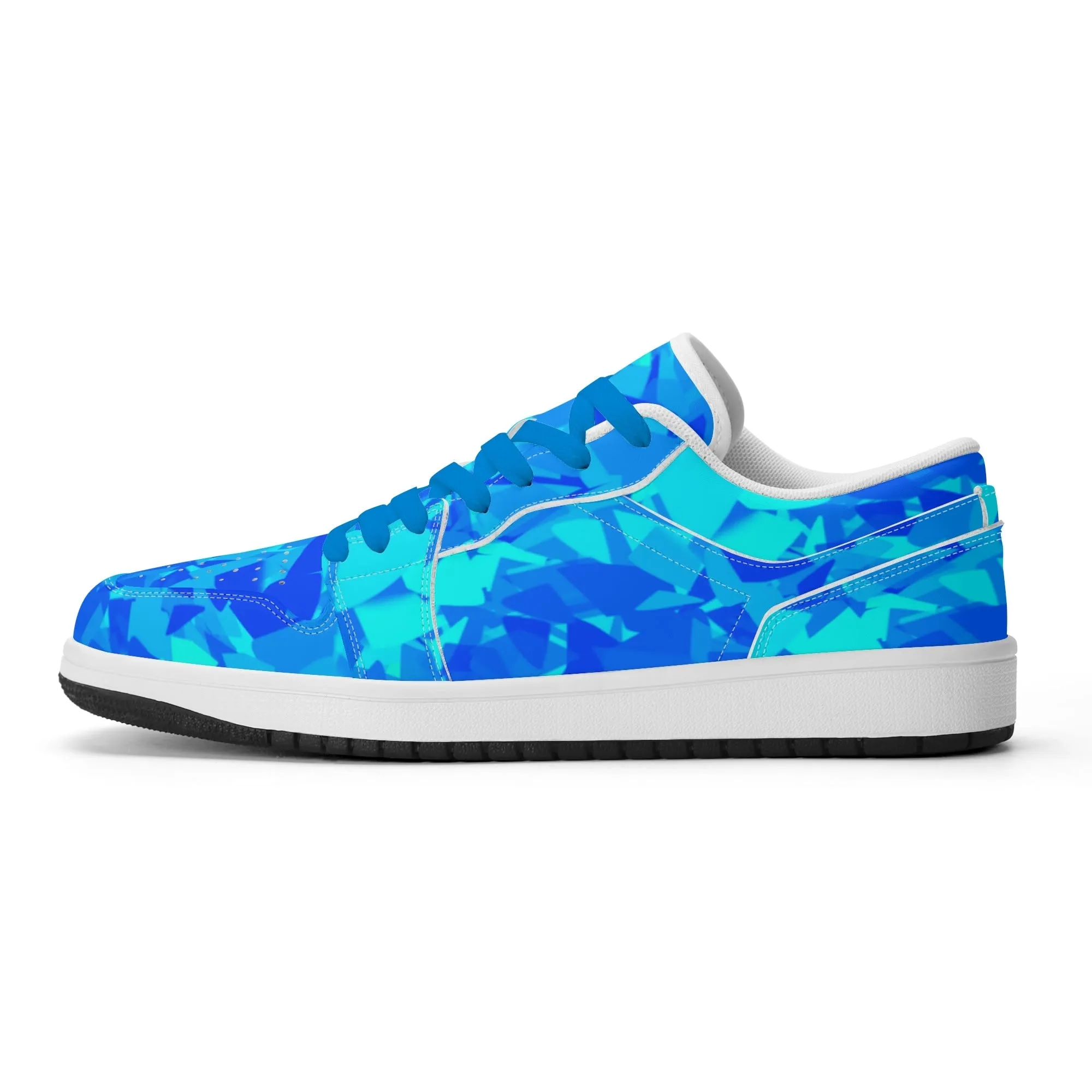 Blue Crystal Low Top Leder Sneaker für Herren