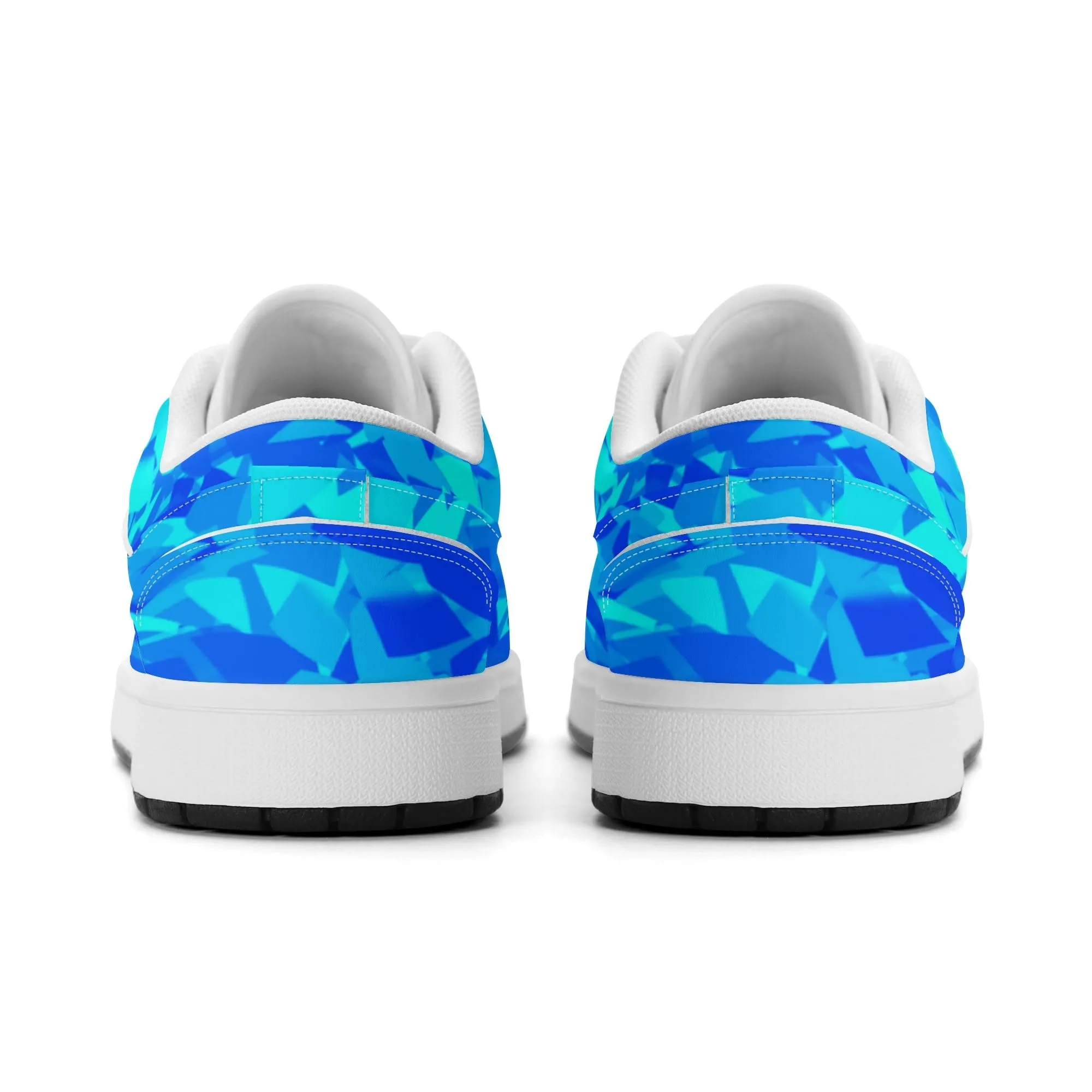 Blue Crystal Low Top Leder Sneaker für Herren