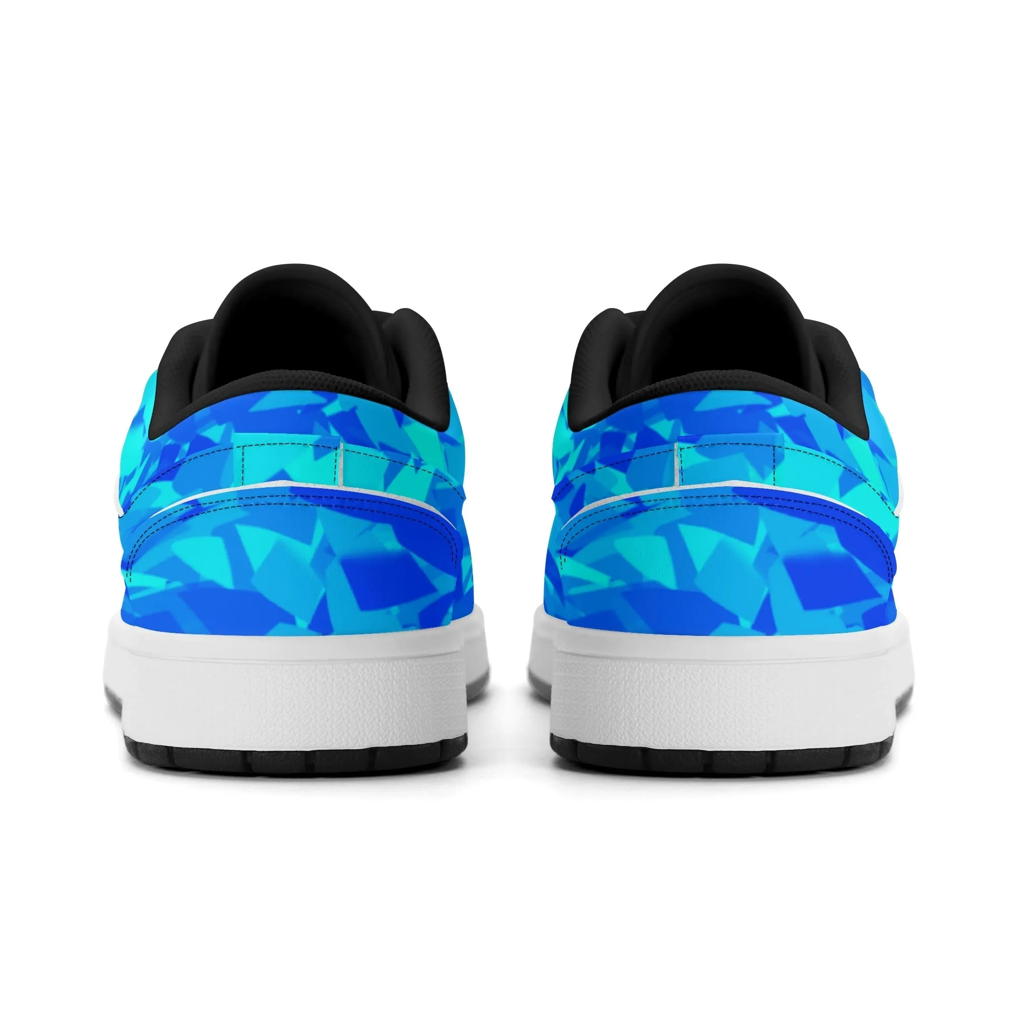 Blue Crystal Low Top Leder Sneaker für Herren