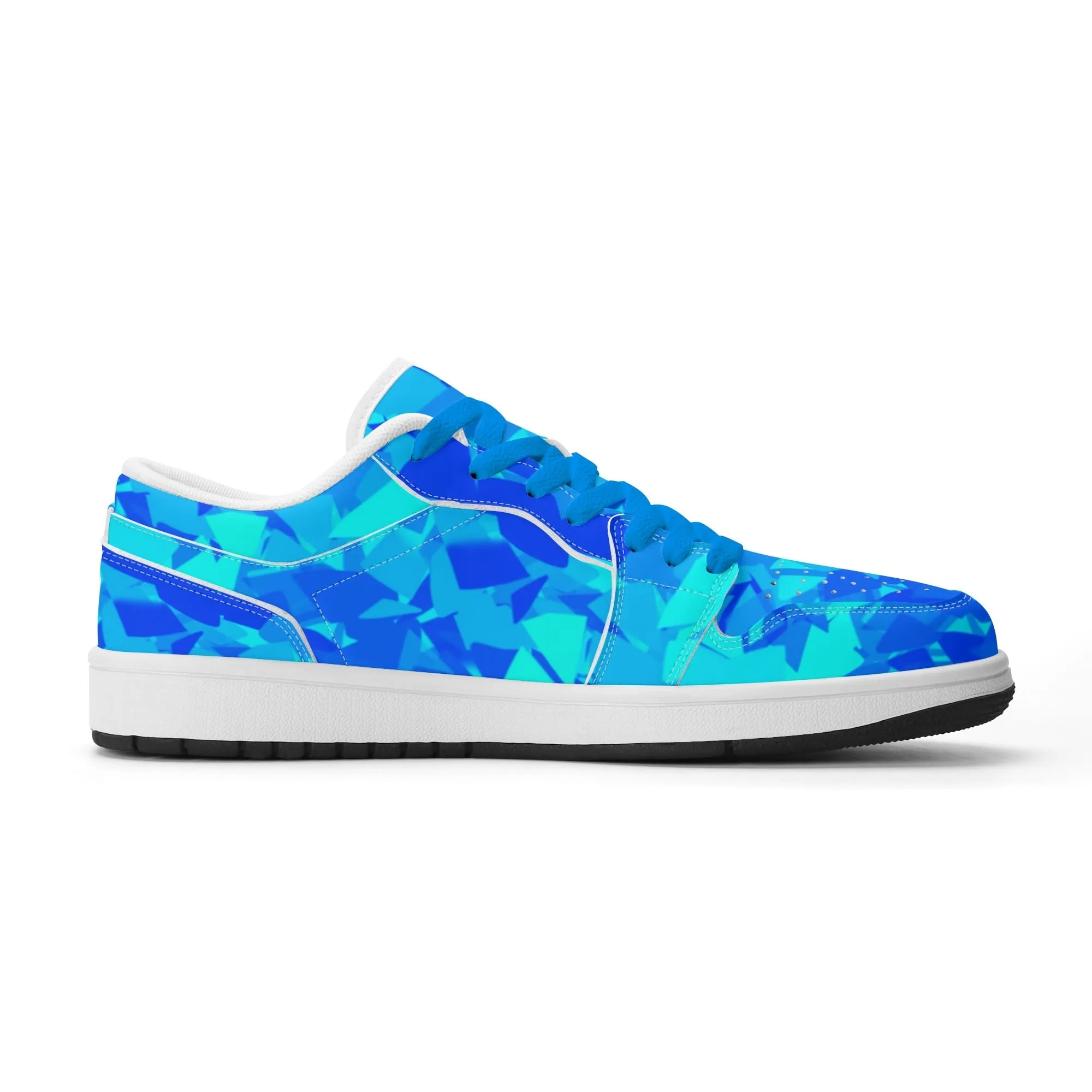 Blue Crystal Low Top Leder Sneaker für Herren