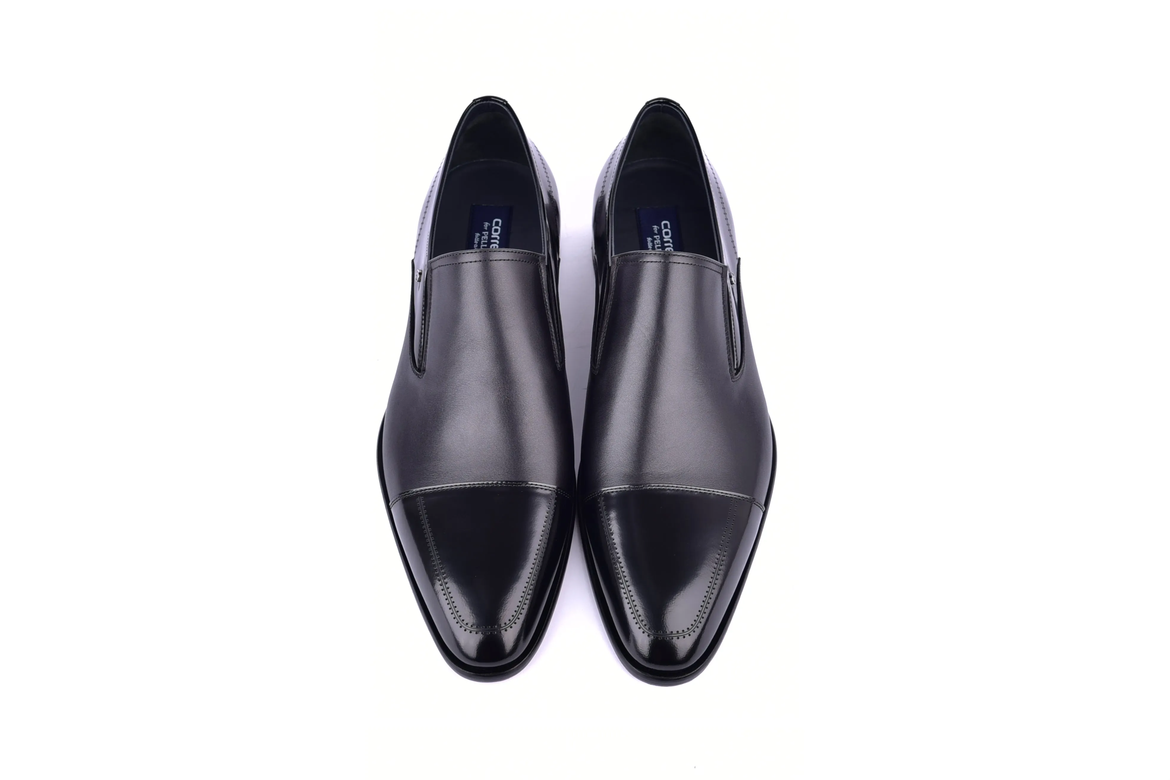 C138- 3519 Cap Toe Loafer Black
