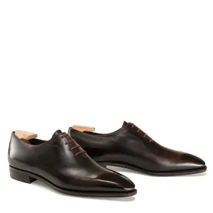 CASANOVA EBONY CALF LEATHER SHOES