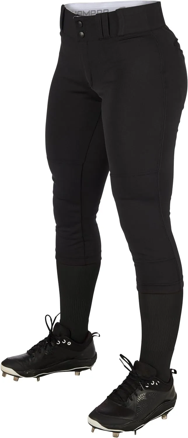 CHAMPRO Girls' Standard Low-Rise Softball Pants
