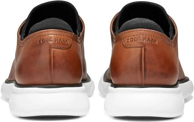 Cole Haan Men's 2.Zerogrand Laser Wing Oxford, Sophisticated, Leather Tan/Ivory, Medium