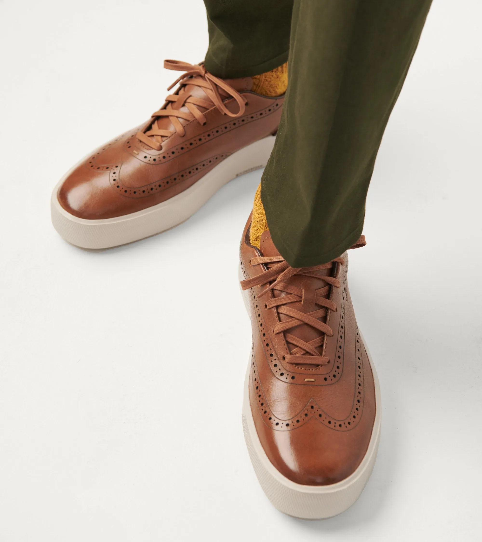 Cole Haan Men's GrandPrø Crew Wingtip Sneaker