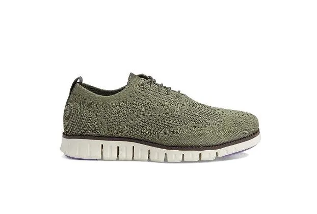 Cole Haan Men's ZERØGRAND Stitchlite Oxford Tea Leaf/Egret C37343