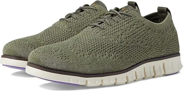 Cole Haan Men's ZERØGRAND Stitchlite Oxford Tea Leaf/Egret C37343