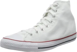 Converse Unisex Optical White M7650 - HI Top Sneaker Optical White Size 9