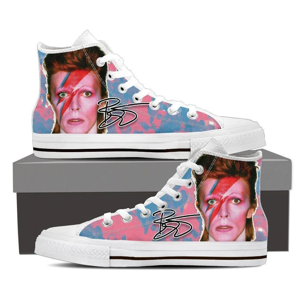 david bowie ladies high top sneakers