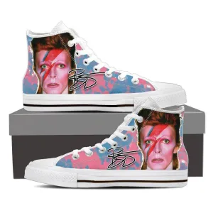david bowie ladies high top sneakers