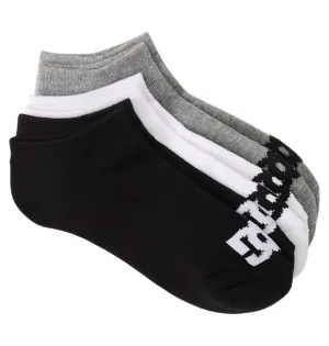 DC Men's Ankle Socks (3 Pairs) Assorted ADYAA03187-KVJ8