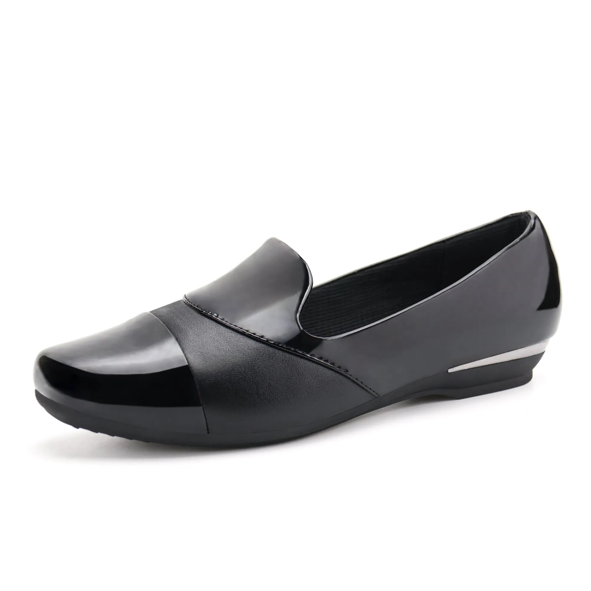 Dull Black Loafer Dress-Luna
