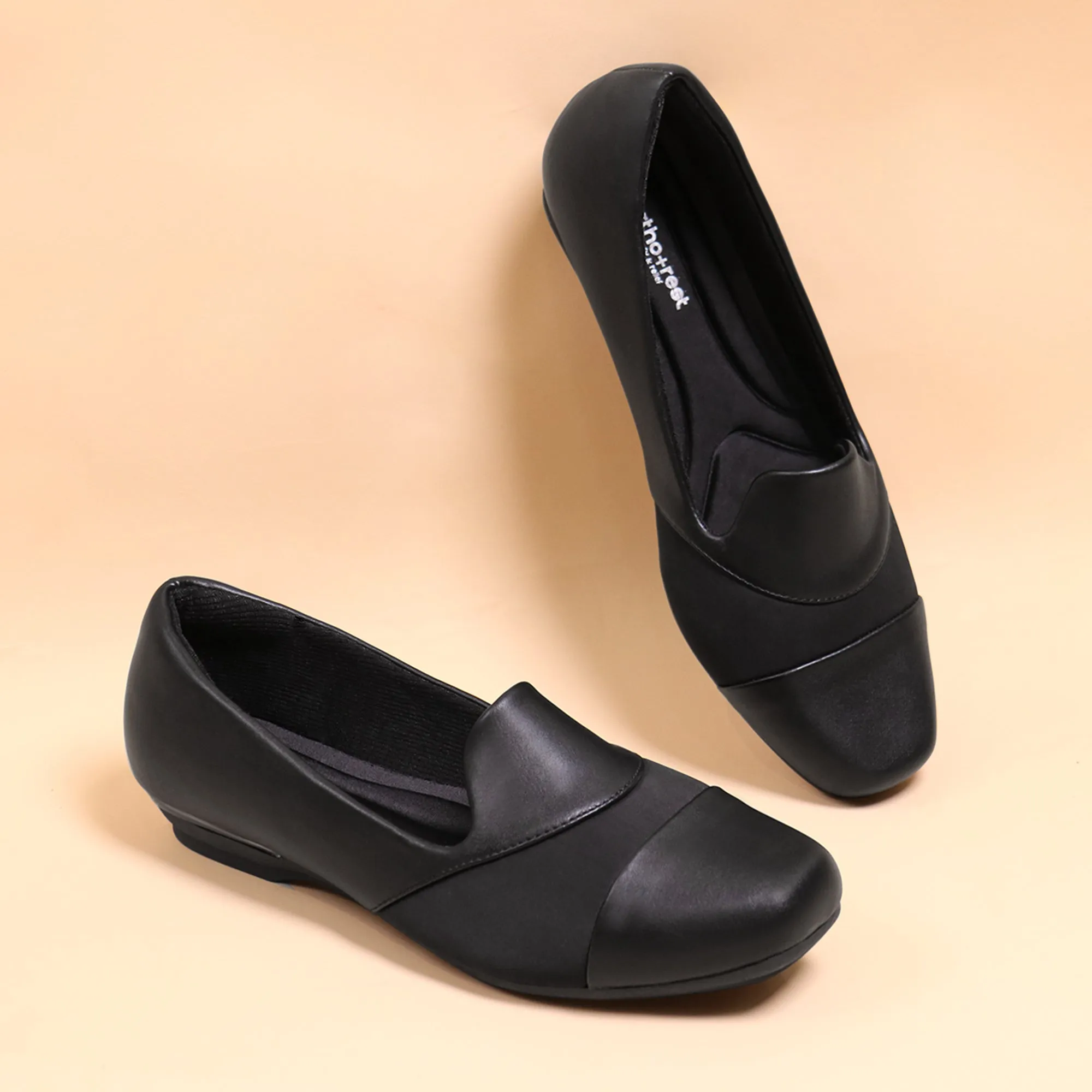 Dull Black Loafer Dress-Luna