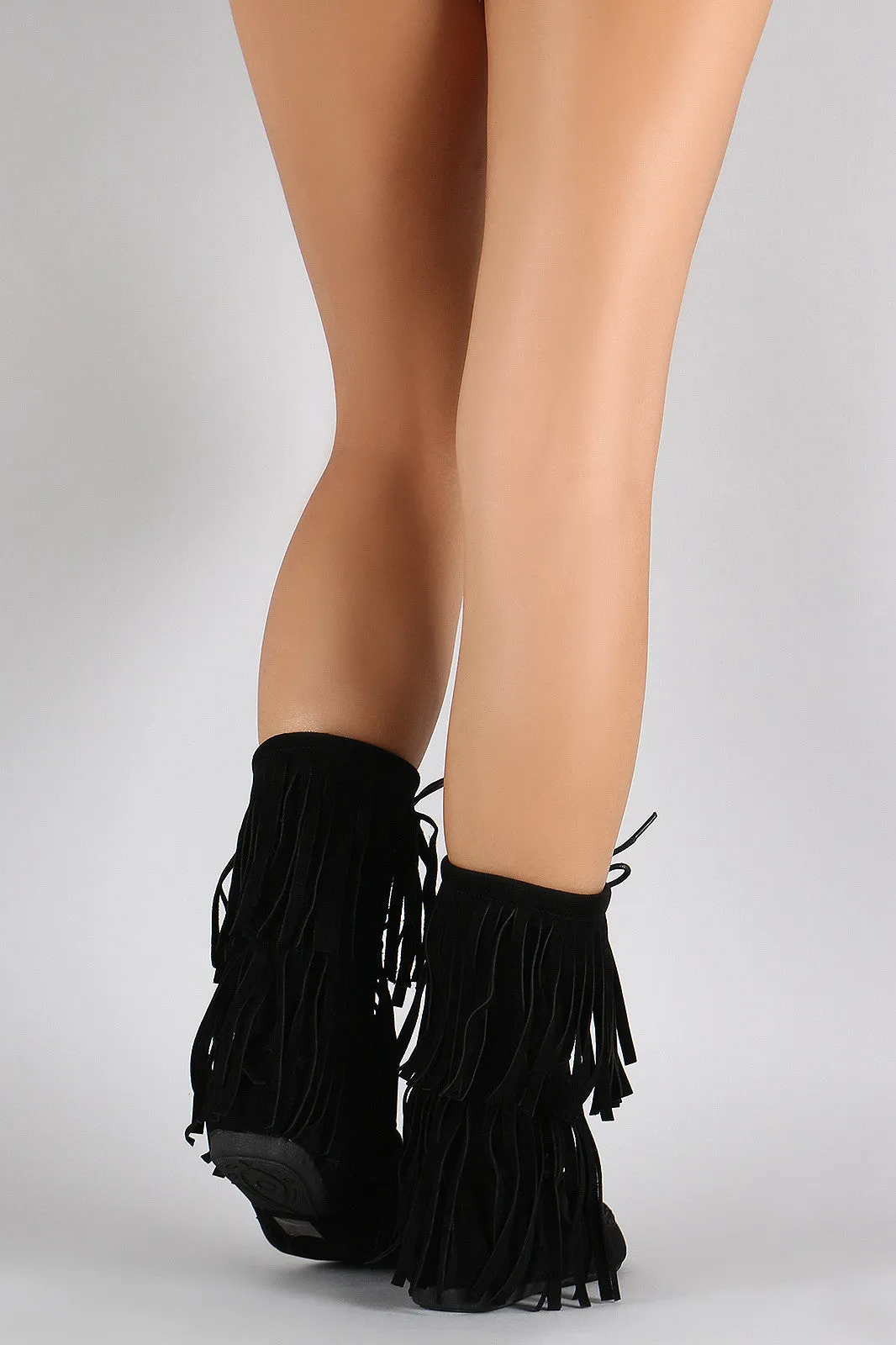 Exclusive event Flat Fringe Attractive Up Moccasin Boot Lace