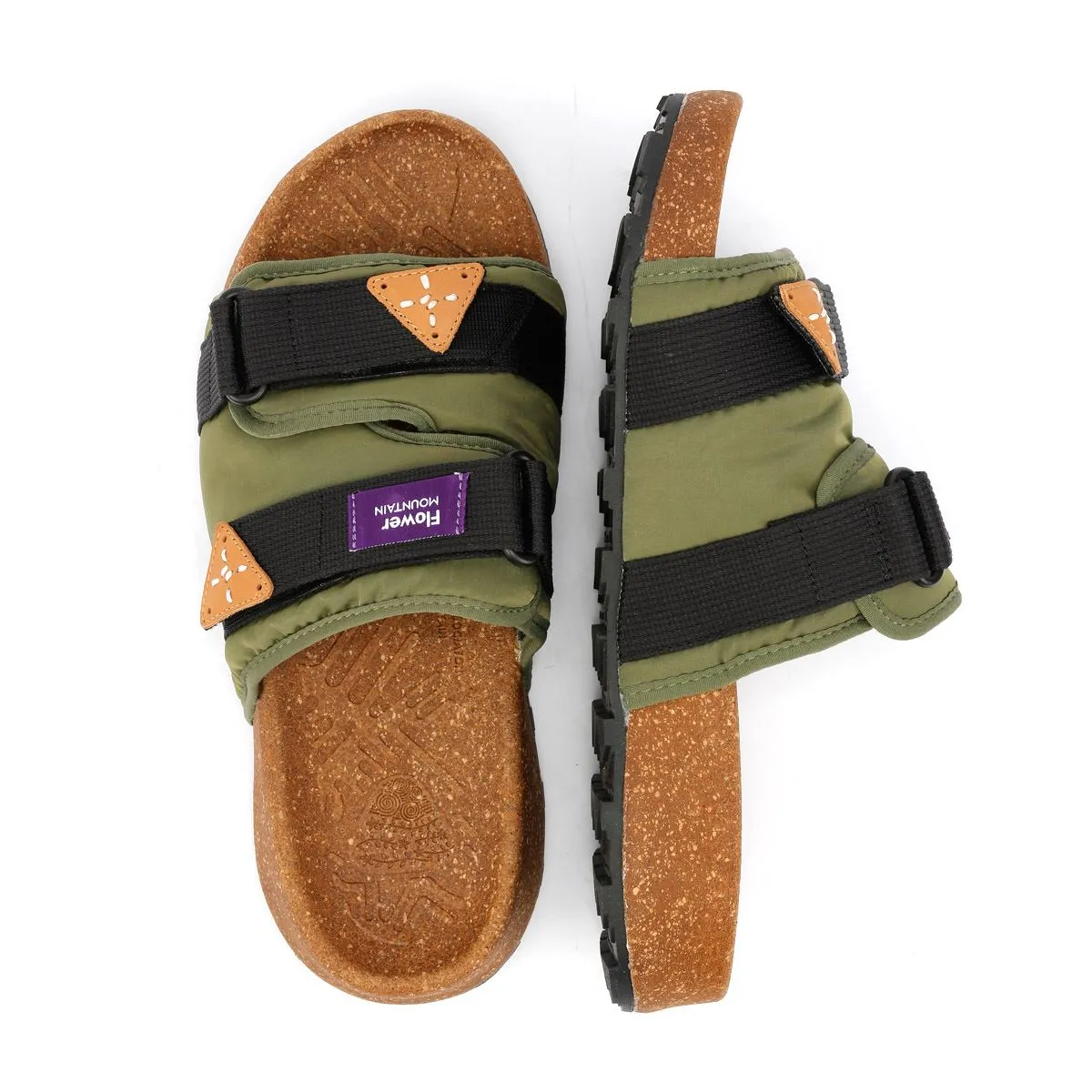 Flower Mountain Niwa Nylon Olive Slides