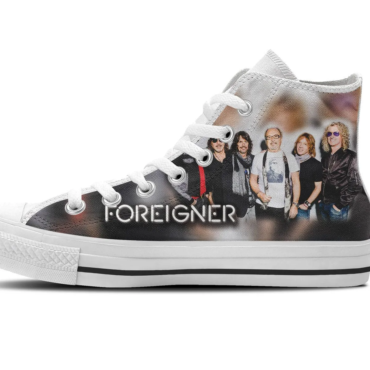 foreigner ladies high top sneakers