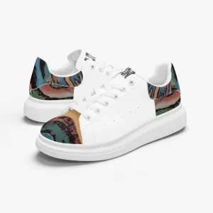 FZ Unisex Safari Print Leather Oversized Sneakers