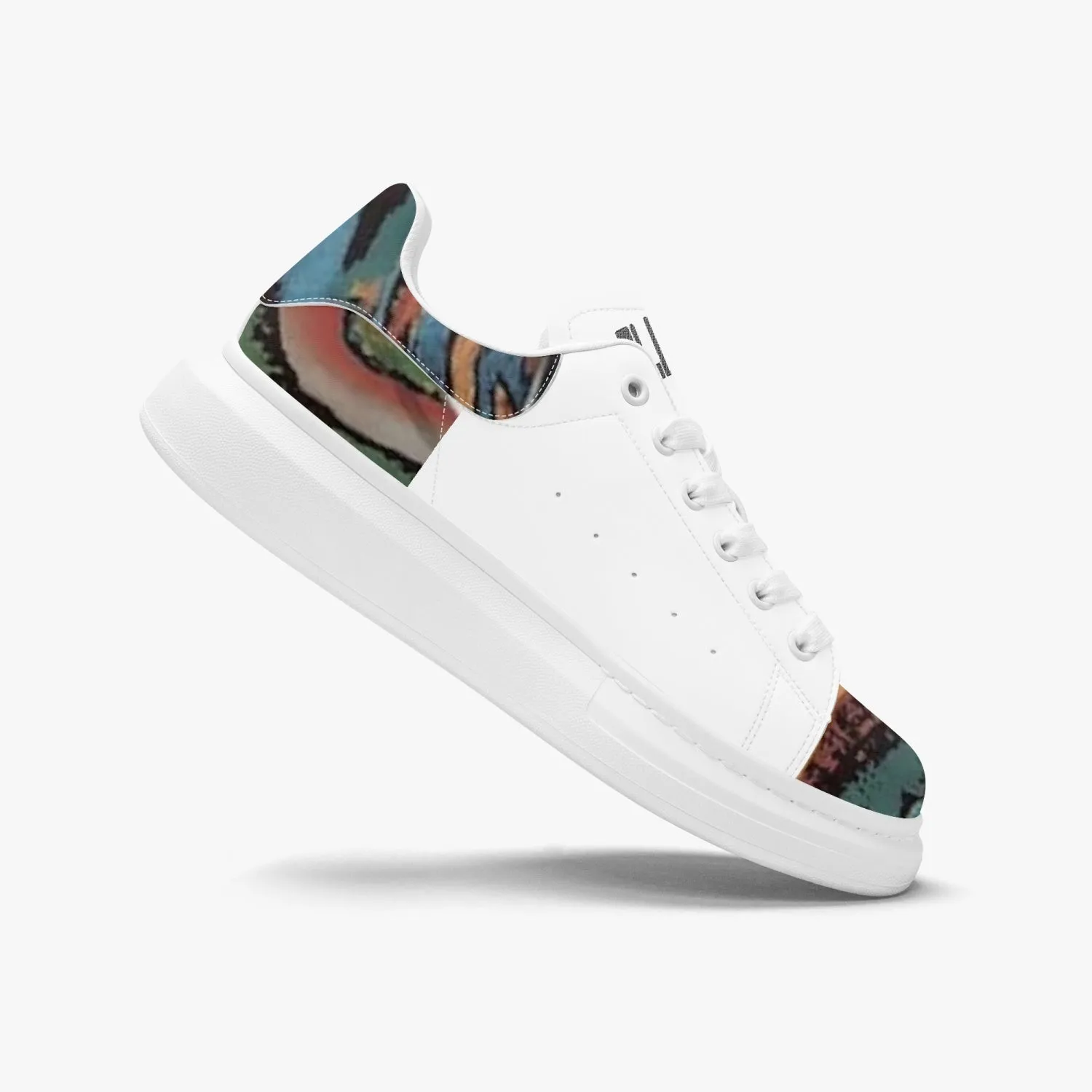 FZ Unisex Safari Print Leather Oversized Sneakers