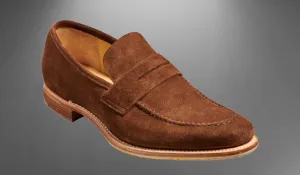 Handmade Brown Suede Leather Moccasin Shoes