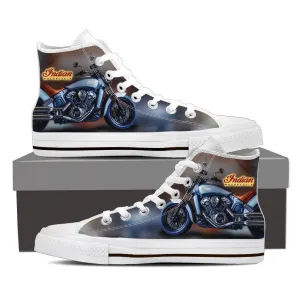 indian motorcycles mens high top sneakers