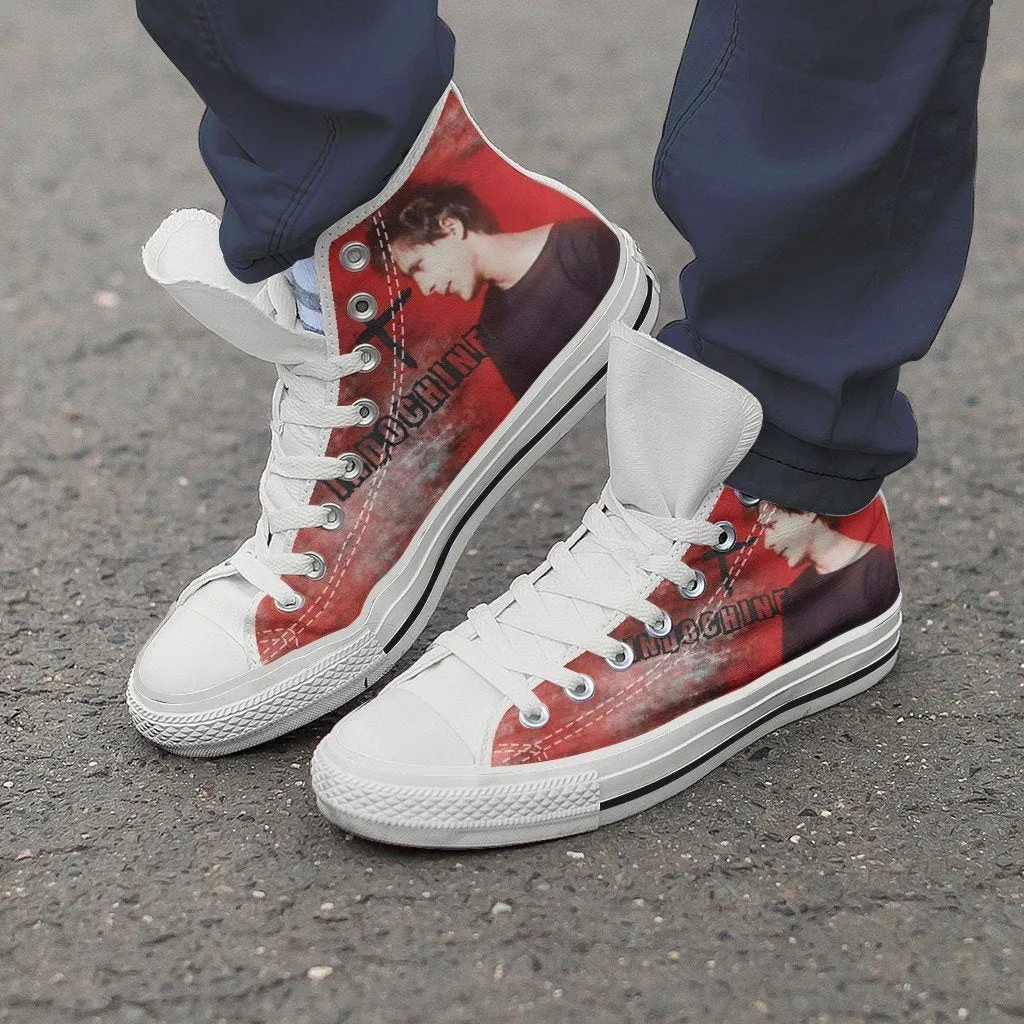 indochine band ladies high top sneakers