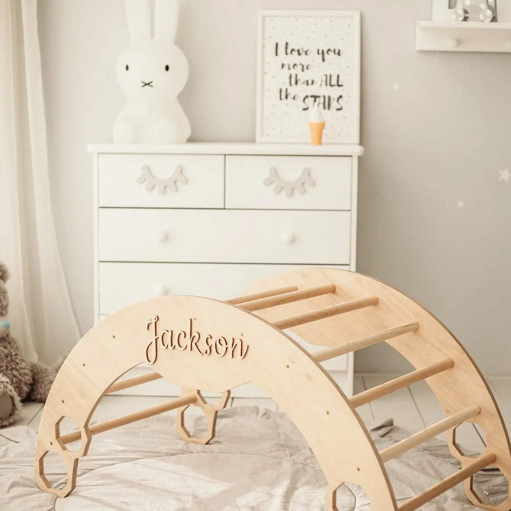items Don't miss out - Foldable Four Arch of TWO Climbing gym dreieck   Montessori Bundle deal Climbing Triangle Set furniture   ramp/slide, Montessori Wooden