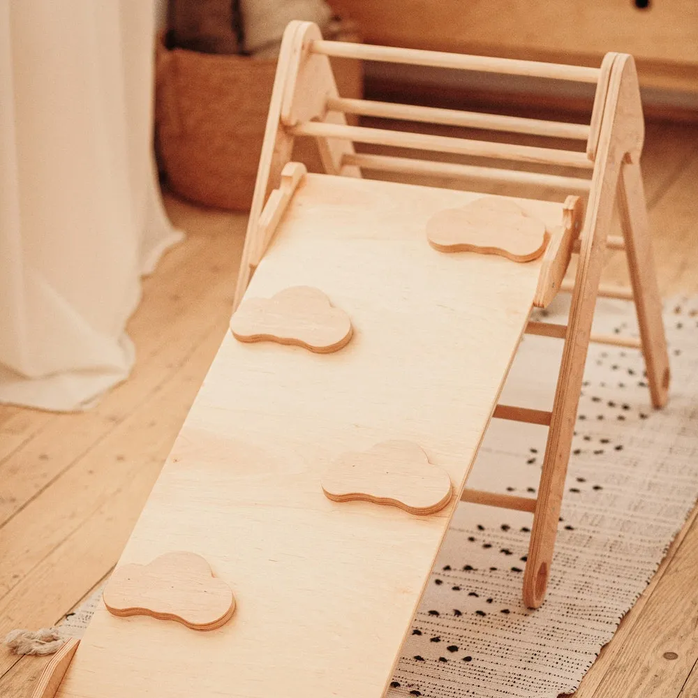 items Don't miss out - Foldable Four Arch of TWO Climbing gym dreieck   Montessori Bundle deal Climbing Triangle Set furniture   ramp/slide, Montessori Wooden