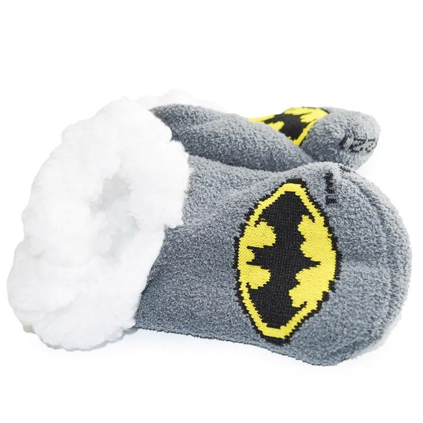 Jellifish Kids Super Hero Non-slip Sherpa Slipper-socks - 1 Pair