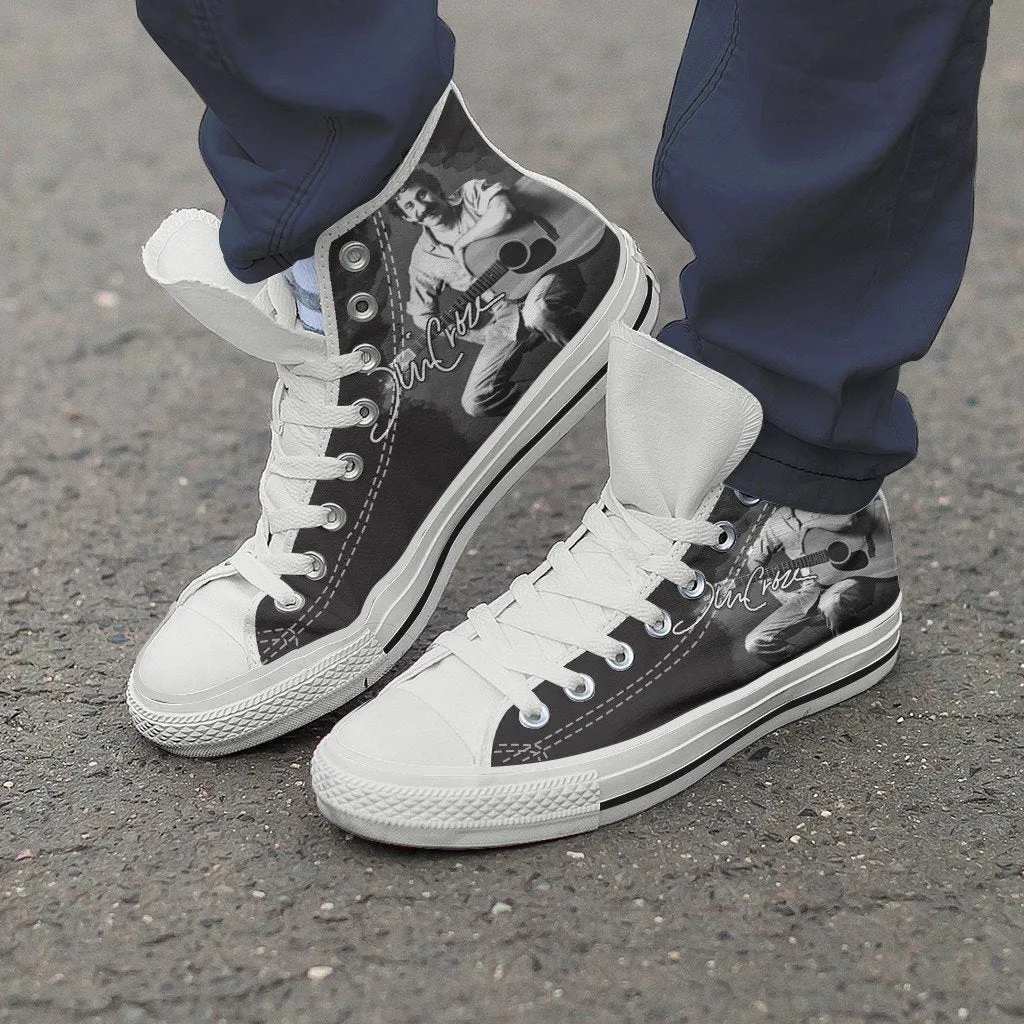 jim croce ladies high top sneakers
