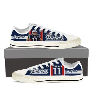 julian edelman mens high top sneakers high top