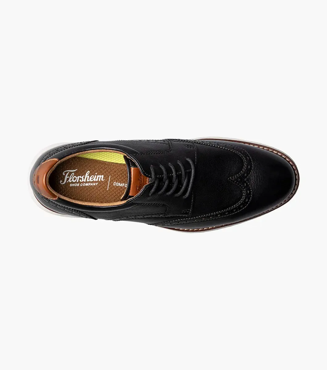 Launch Wingtip Oxford-Black Multi | Florsheim