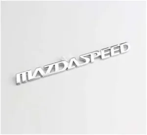 Letters Logo Emblem for Mazda MS Angkesela mazdaspeed Atez 6 5 3, Car Side Rear Front Hood Trunk Door Badge, Auto Exterior Emblems Badge Sticker Decal, Car Styling Accessories,C