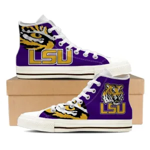 lsu tigers mens high top sneakers high top