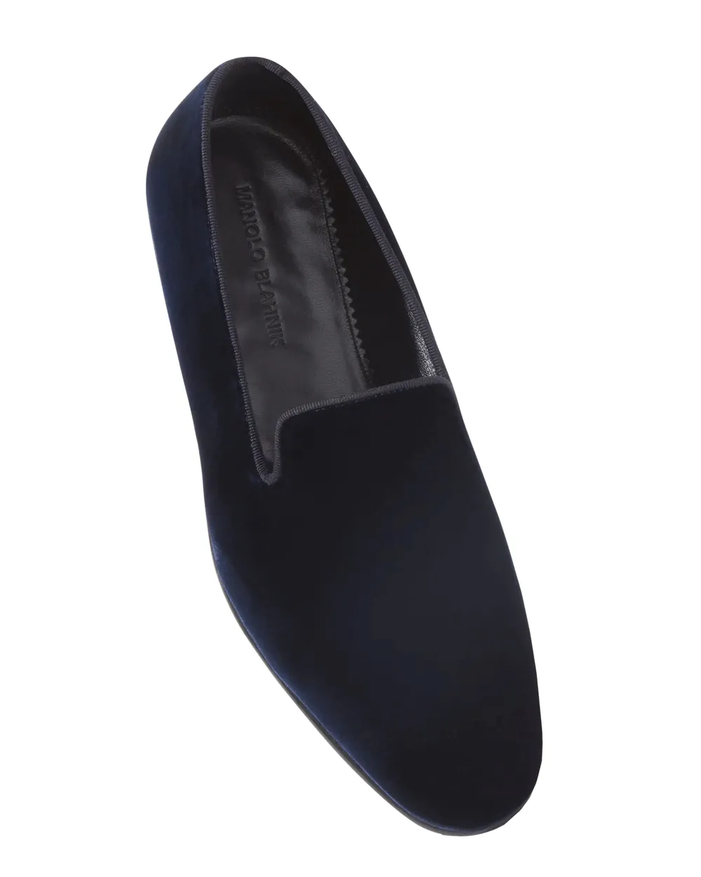 Mario Velvet Loafer in Navy