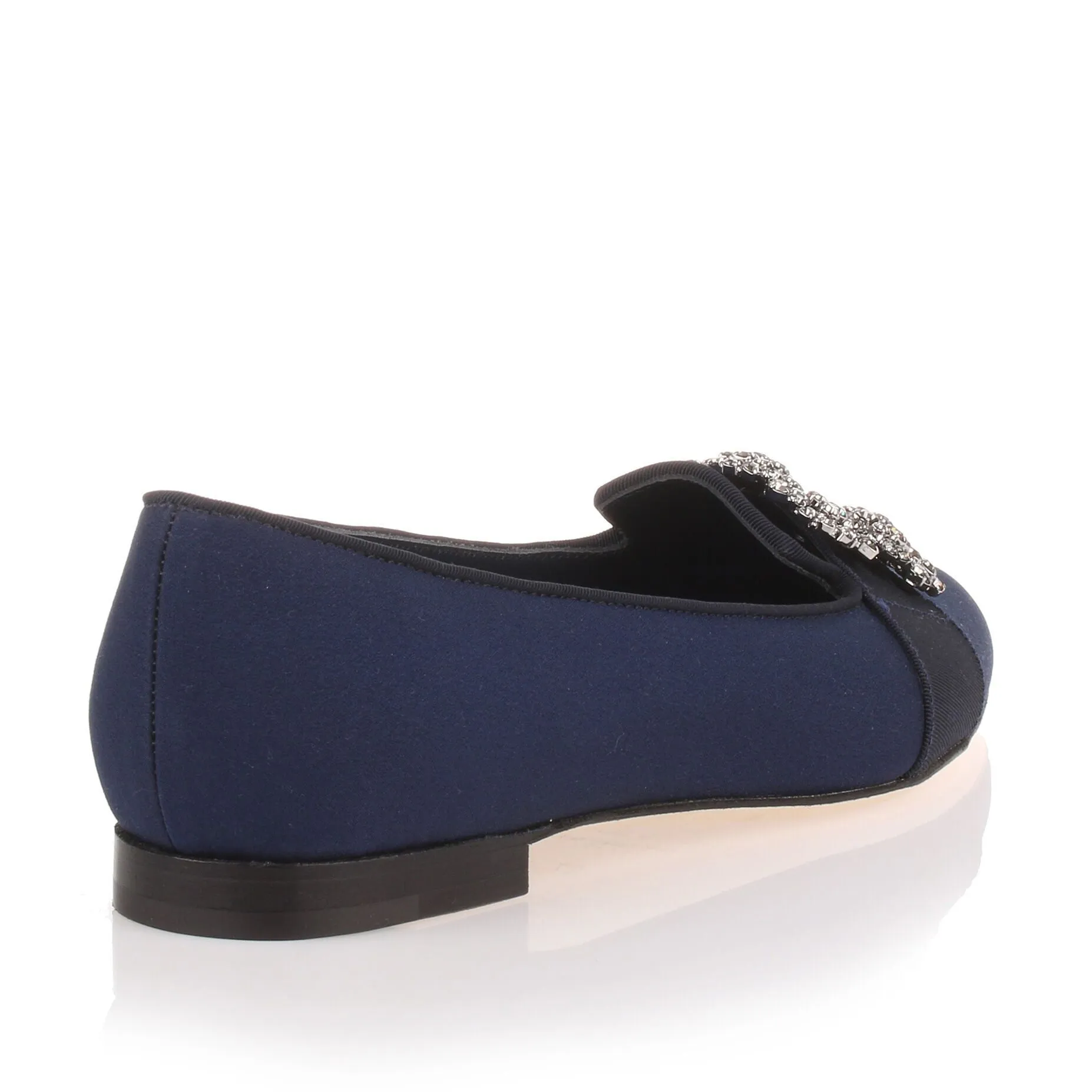 Marria navy embellished slipper