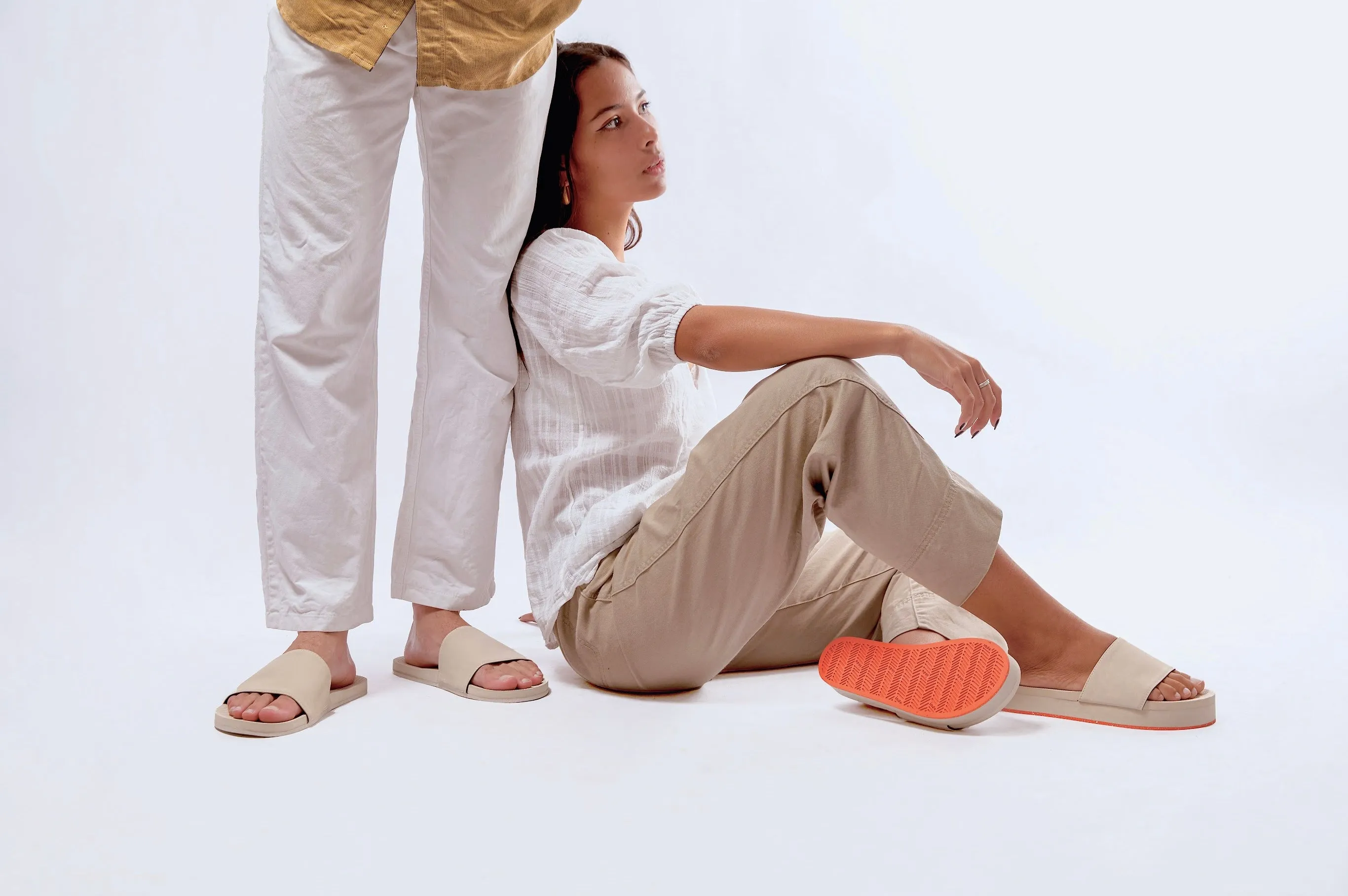 Men's Sneaker Sole Slide Sea Salt