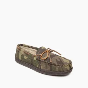 Minnetonka 3910 Men's Pile Lined Hardsole