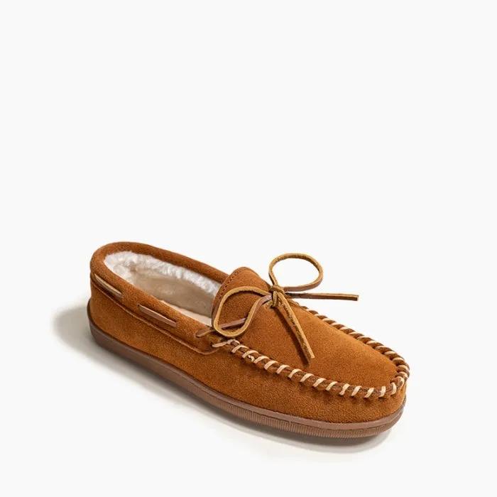 Minnetonka Moccasin Pile Lined Hardsole Slippers
