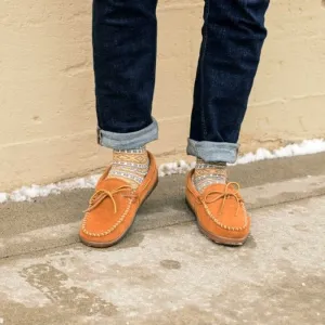 Minnetonka Moccasin Pile Lined Hardsole Slippers