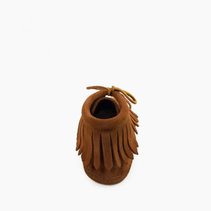 Minnetonka Women's Brown Classic Fringe Softsole Boot
